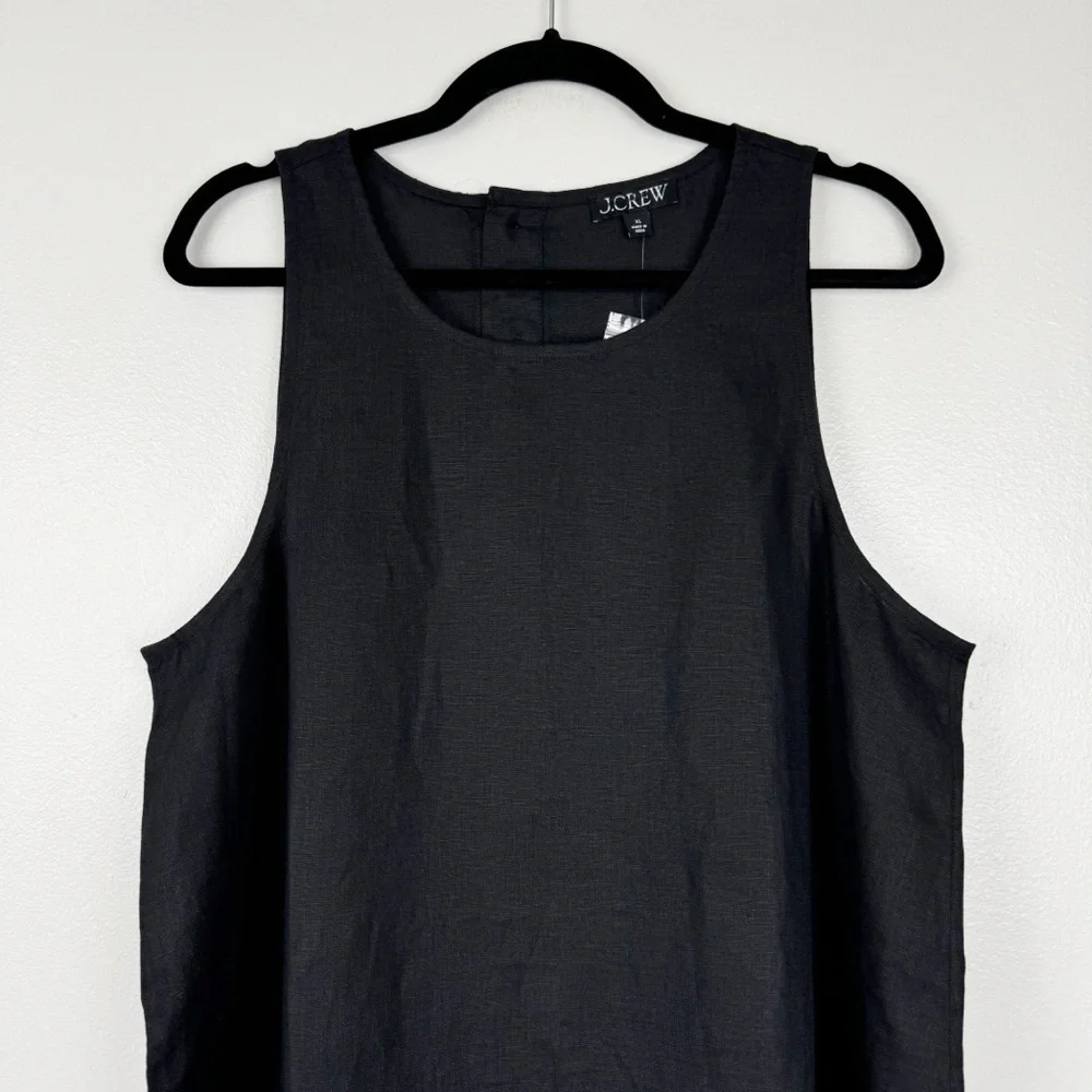 J. Crew Black Halter A-line Cocktail Mini Dress - Picture 4 of 8